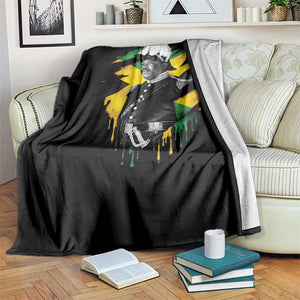 Marcus Garvey Jamaican National Hero Throw Blanket African American Heritage TS12 Print Your Wear