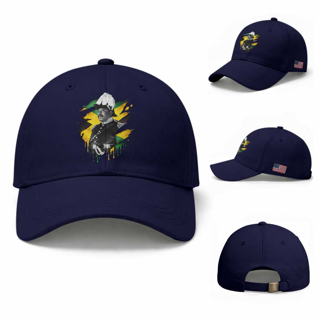 Marcus Garvey Jamaican National Hero Baseball Cap African American Heritage TS12 Baseball Cap Universal Fit Dark Blue Print Your Wear