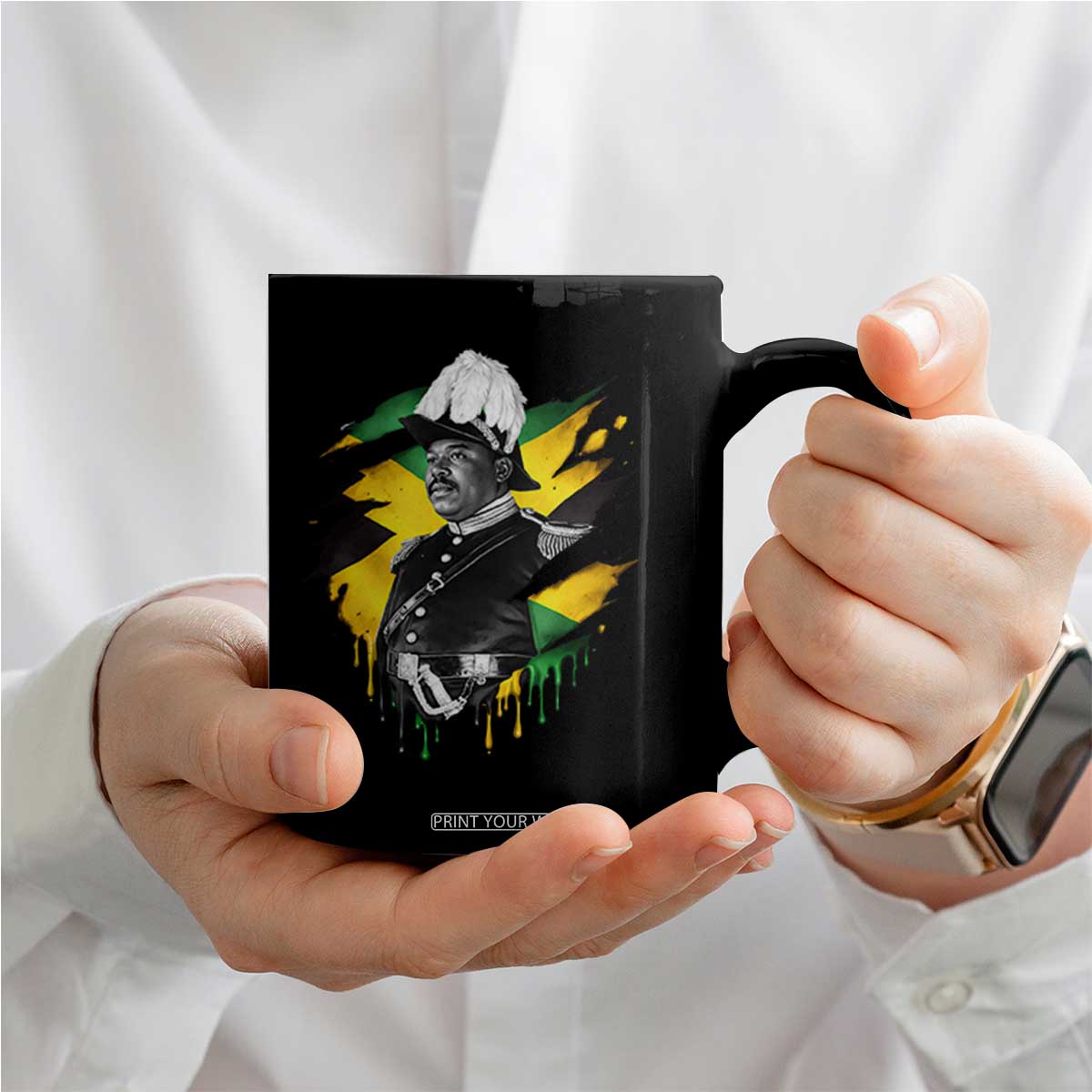 Marcus Garvey Jamaican National Hero Coffee Mug African American Heritage TS12 Print Your Wear