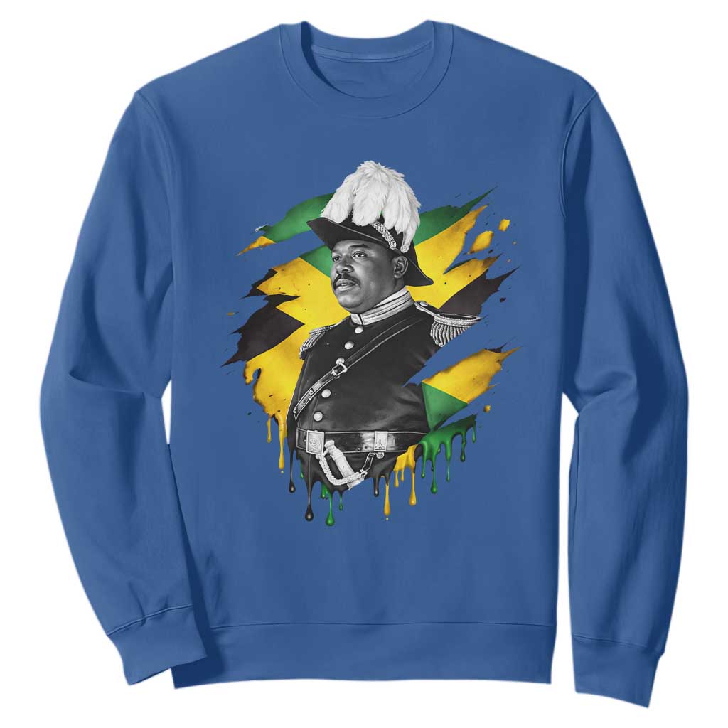 Marcus Garvey Jamaican National Hero Sweatshirt African American Heritage TS12 Royal Blue Print Your Wear