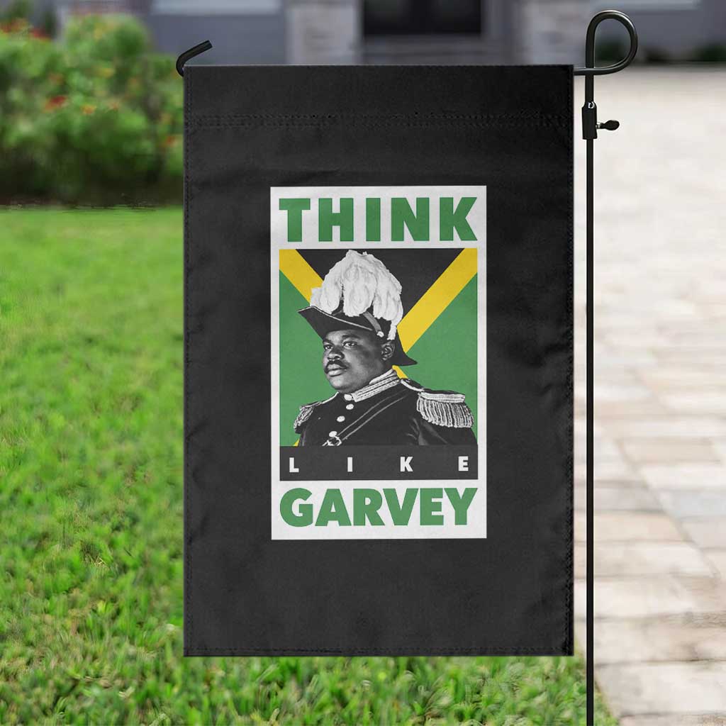 Pan Africanism Think Like Garvey Garden Flag Marcus Garvey Jamaica Flag TS12 Print Your Wear