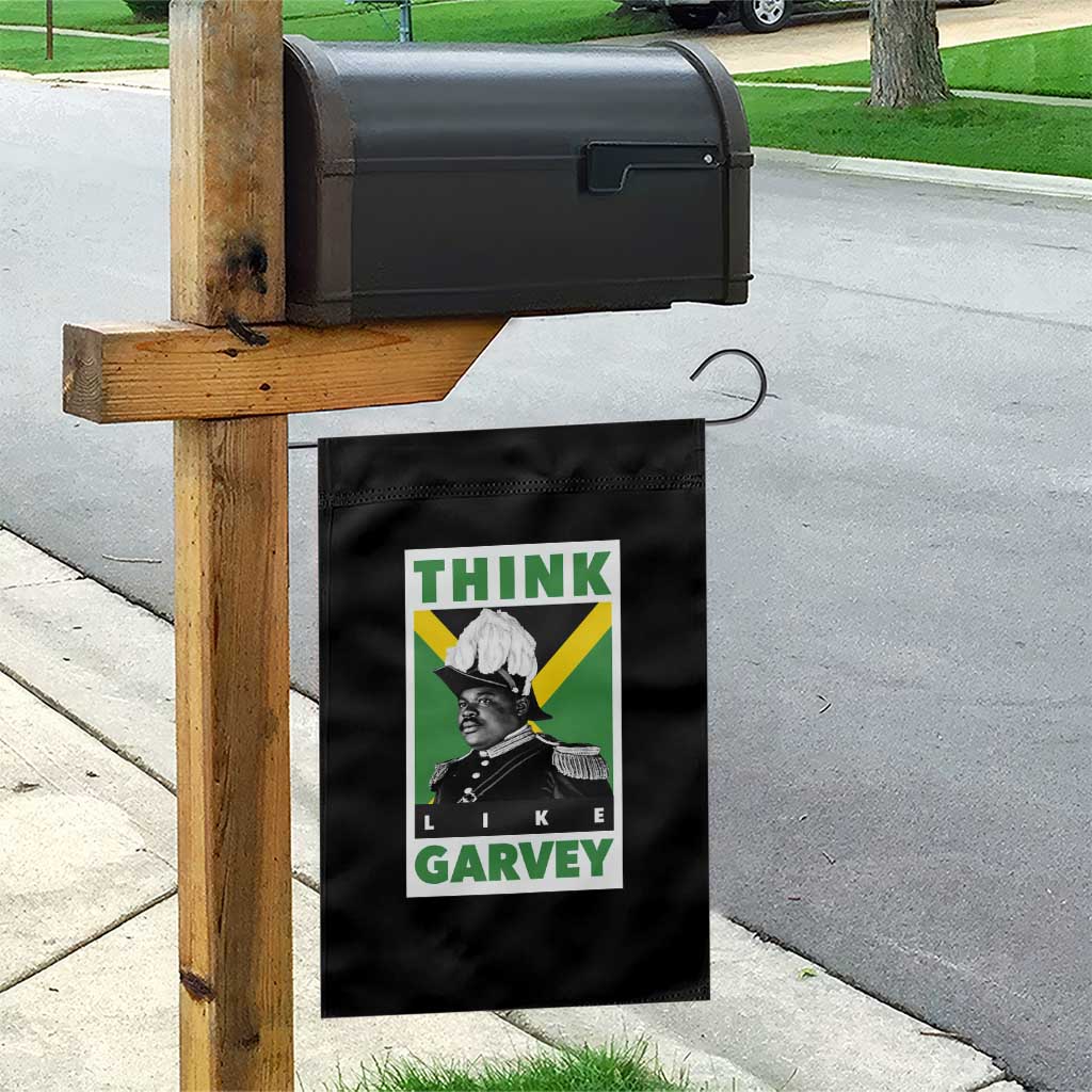 Pan Africanism Think Like Garvey Garden Flag Marcus Garvey Jamaica Flag TS12 Print Your Wear