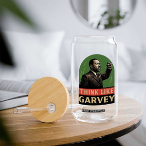 Think Like Garvey Glass Can Civil Rights Leader Gift TS12 Print Your Wear
