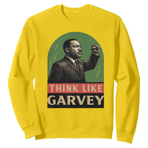 Think Like Garvey Sweatshirt Civil Rights Leader Gift TS12 Daisy Print Your Wear