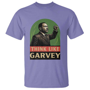 Think Like Garvey T Shirt Civil Rights Leader Gift TS12 Violet Print Your Wear
