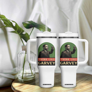 Think Like Garvey Tumbler With Handle Civil Rights Leader Gift TS12 Print Your Wear