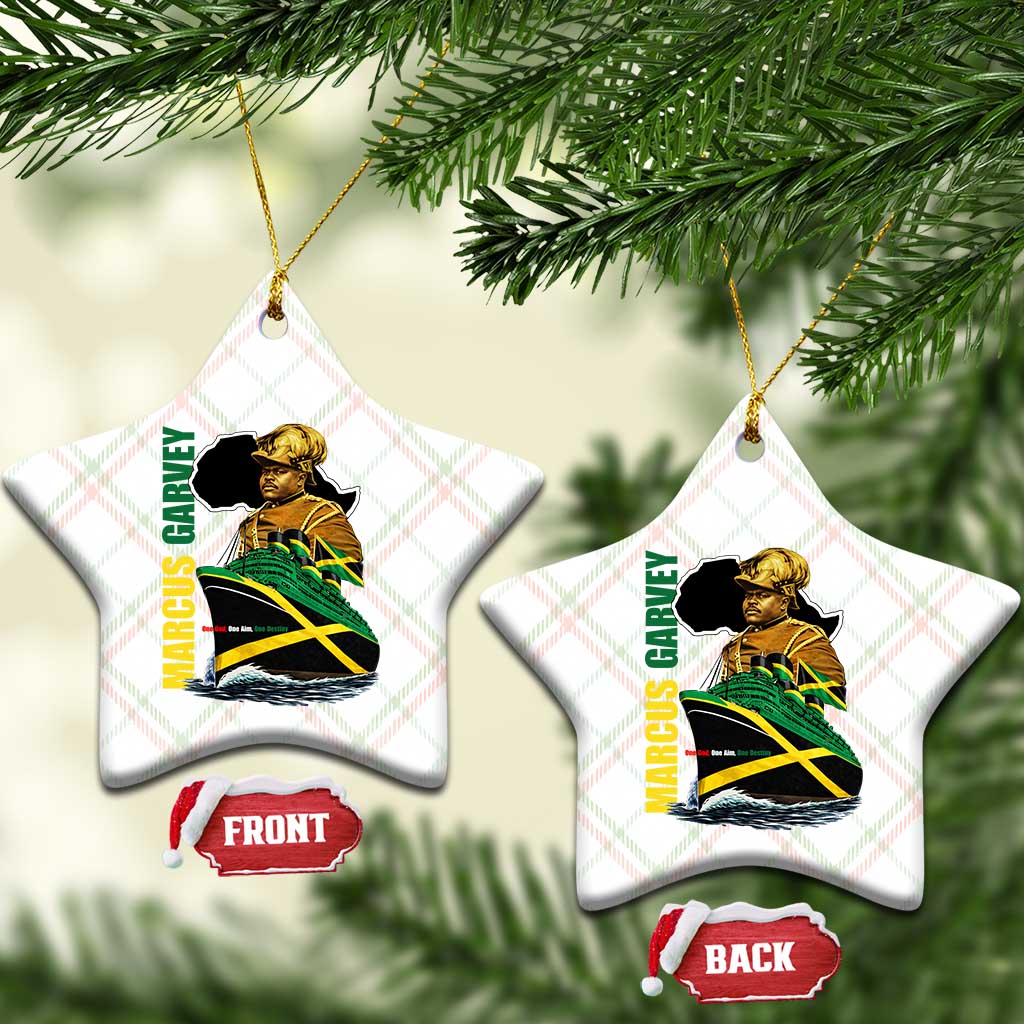 Marcus Garvey Jamaica Pride Ceramic Ornament One God One Aim One Destiny TS12 Print Your Wear