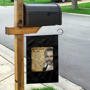 Marcus Garvey Garden Flag Strong Black History Leader TS12 Print Your Wear