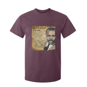 Marcus Garvey T Shirt For Kid Strong Black History Leader TS12 Maroon Print Your Wear