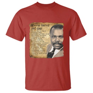 Marcus Garvey T Shirt Strong Black History Leader TS12 Red Print Your Wear