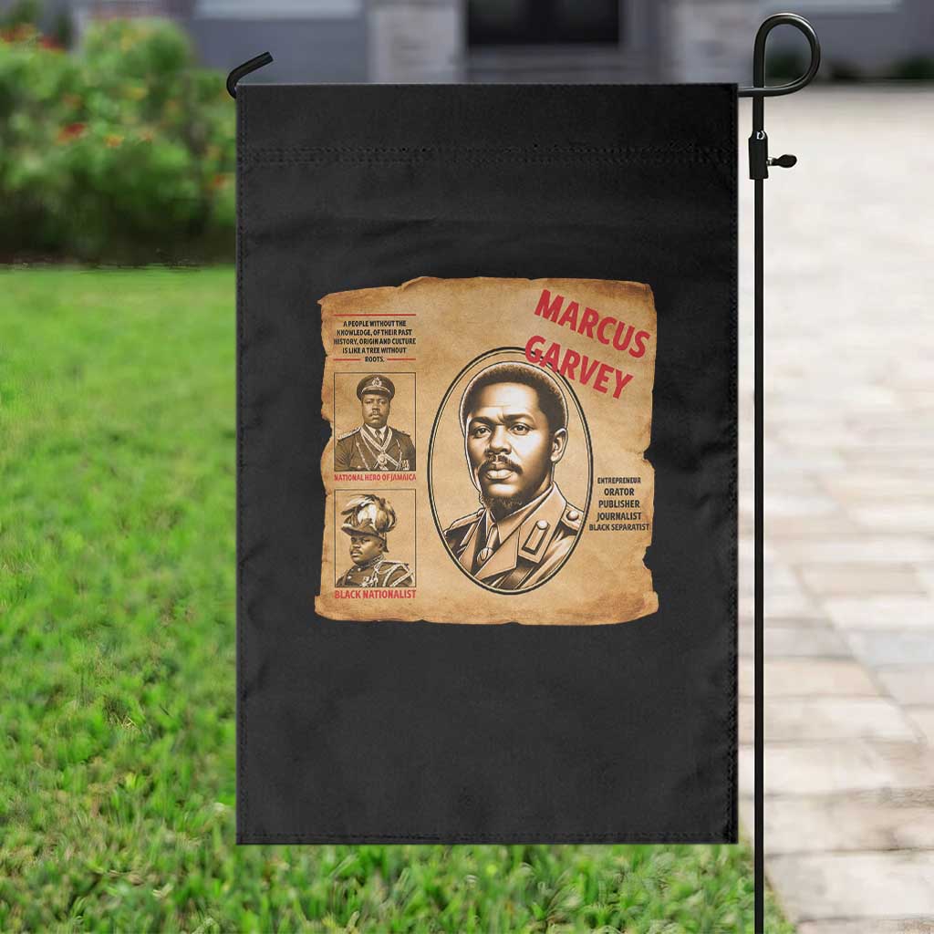 Marcus Garvey Garden Flag First National Hero Of Jamaica Legacy TS12 Print Your Wear