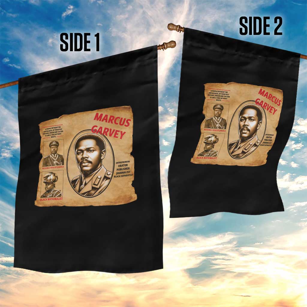 Marcus Garvey Garden Flag First National Hero Of Jamaica Legacy TS12 Print Your Wear