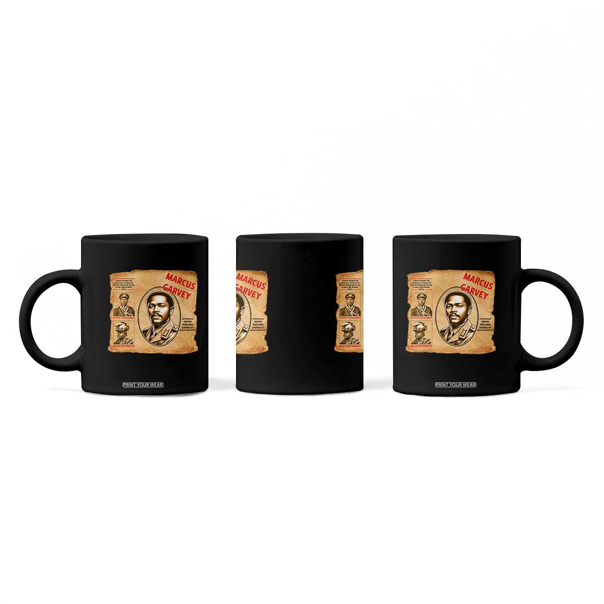 Marcus Garvey Coffee Mug First National Hero Of Jamaica Legacy TS12 Print Your Wear