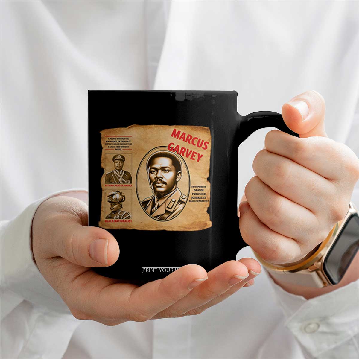Marcus Garvey Coffee Mug First National Hero Of Jamaica Legacy TS12 Print Your Wear