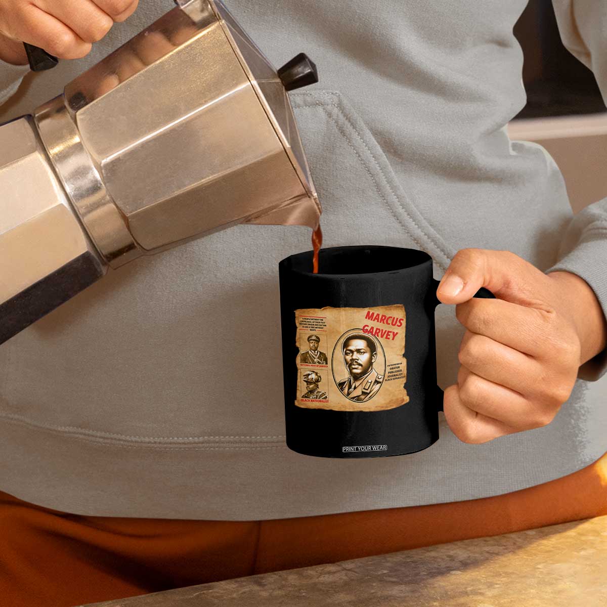 Marcus Garvey Coffee Mug First National Hero Of Jamaica Legacy TS12 Print Your Wear