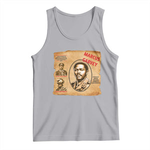 Marcus Garvey Tank Top First National Hero Of Jamaica Legacy TS12 Athletic Heather Print Your Wear