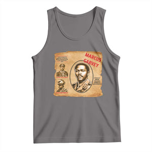 Marcus Garvey Tank Top First National Hero Of Jamaica Legacy TS12 Deep Heather Print Your Wear