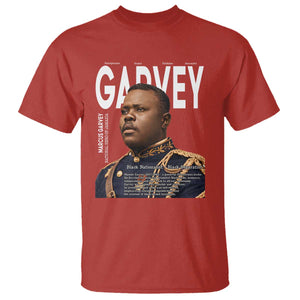 Vintage Black History Hero Marcus Garvey T Shirt Black Pride TS12 Red Print Your Wear