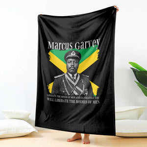 Marcus Garvey Liberation Quote Throw Blanket Liberate The Minds Of Men TS12 Print Your Wear