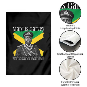 Marcus Garvey Liberation Quote Garden Flag Liberate The Minds Of Men TS12 Print Your Wear