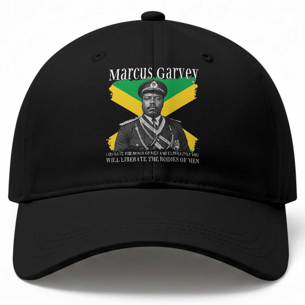 Marcus Garvey Liberation Quote Baseball Cap Liberate The Minds Of Men TS12 Print Your Wear