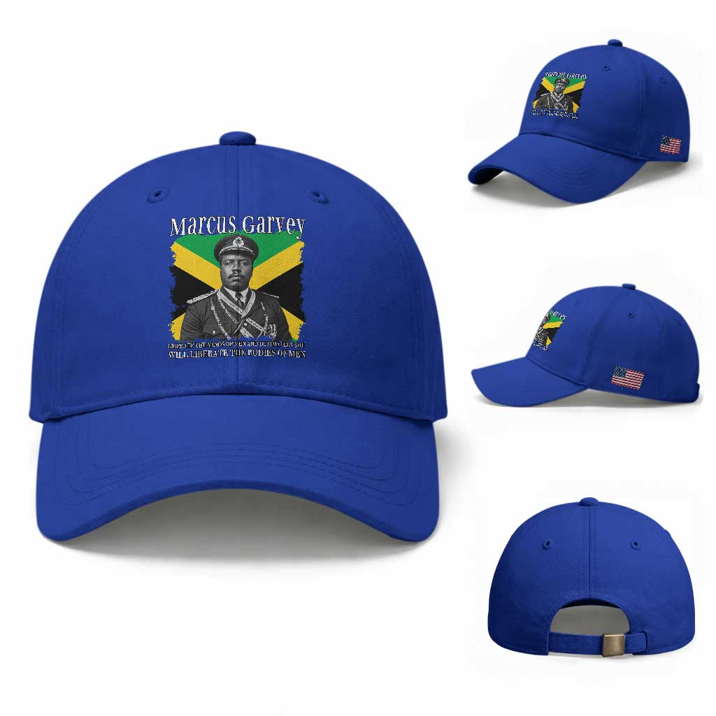 Marcus Garvey Liberation Quote Baseball Cap Liberate The Minds Of Men TS12 Baseball Cap Universal Fit Royal Blue Print Your Wear