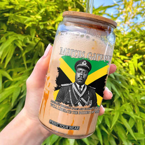 Marcus Garvey Liberation Quote Glass Can Liberate The Minds Of Men TS12 Black Print Your Wear