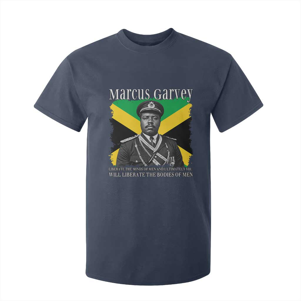 Marcus Garvey Liberation Quote T Shirt For Kid Liberate The Minds Of Men TS12 Navy Print Your Wear