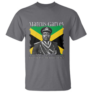 Marcus Garvey Liberation Quote T Shirt Liberate The Minds Of Men TS12 Charcoal Print Your Wear