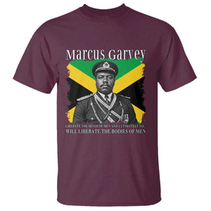 Marcus Garvey Liberation Quote T Shirt Liberate The Minds Of Men TS12 Maroon Print Your Wear