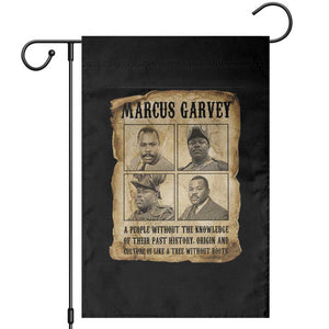 Vintage Marcus Garvey Quote Garden Flag A People Without Knowledge Of Their Past TS12 Black Print Your Wear