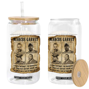 Vintage Marcus Garvey Quote Glass Can A People Without Knowledge Of Their Past TS12 Print Your Wear