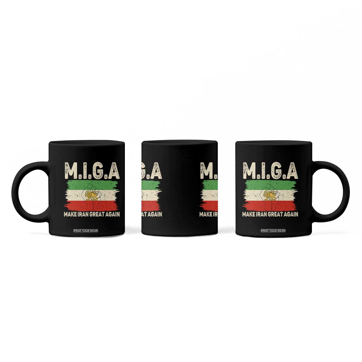 Make Iran Great Again Coffee Mug Iran 2026 Resistance TS12 Print Your Wear