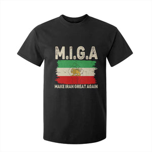Make Iran Great Again T Shirt For Kid Iran 2026 Resistance TS12 Black Print Your Wear