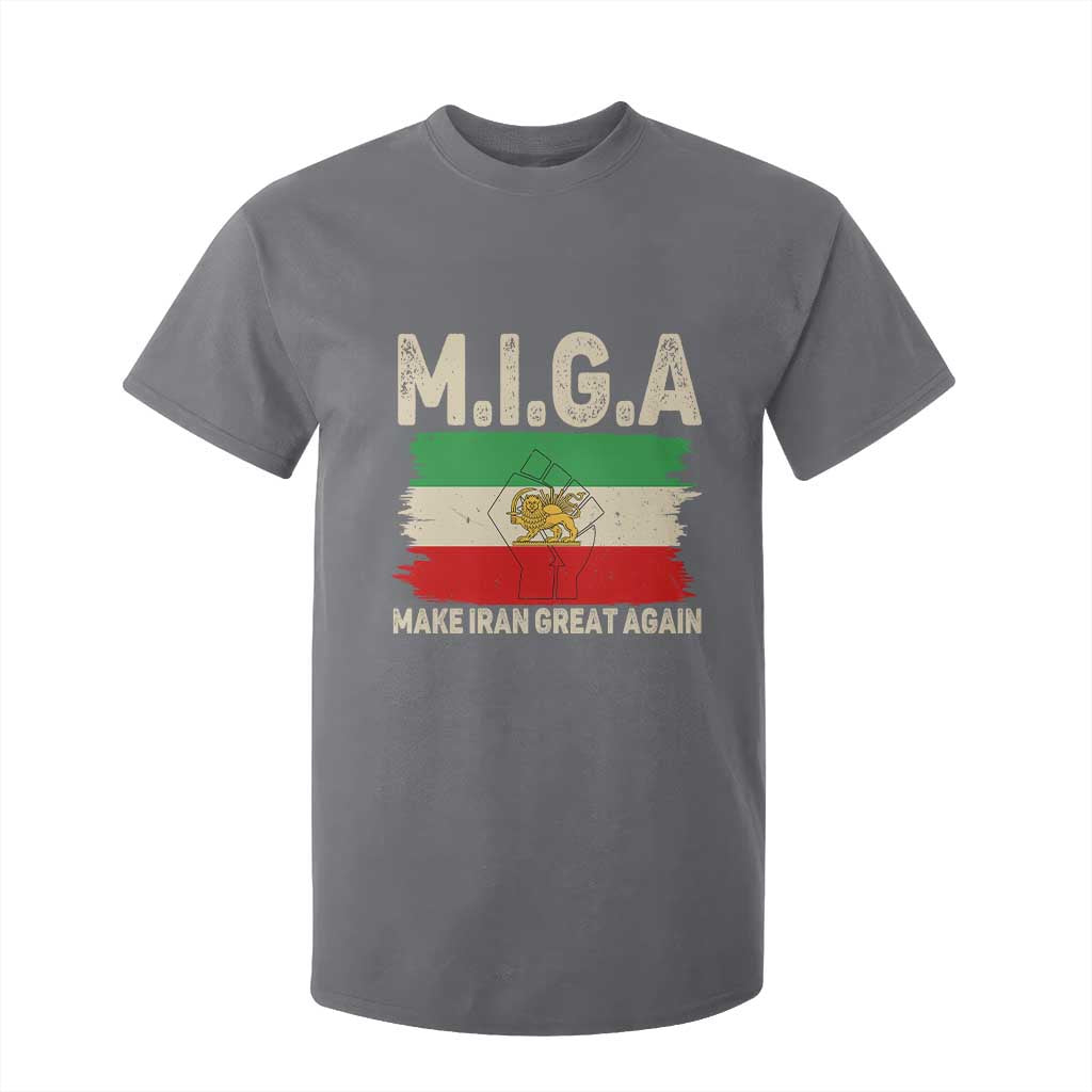 Make Iran Great Again T Shirt For Kid Iran 2026 Resistance TS12 Charcoal Print Your Wear