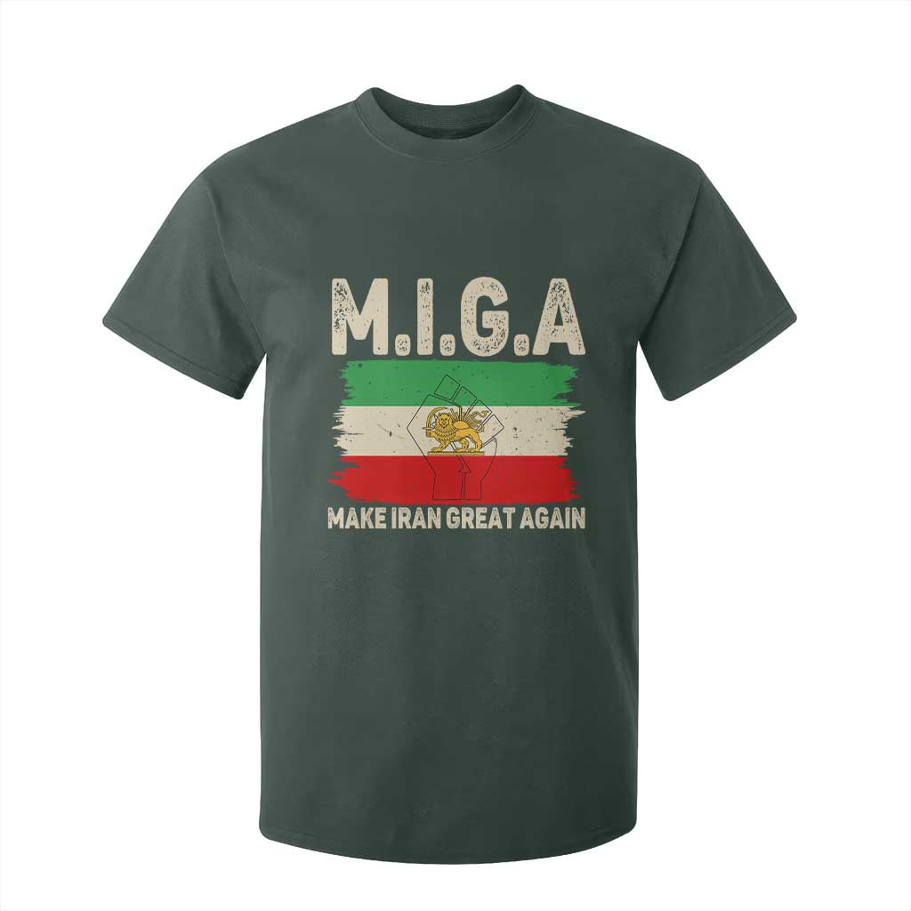Make Iran Great Again T Shirt For Kid Iran 2026 Resistance TS12 Dark Forest Green Print Your Wear