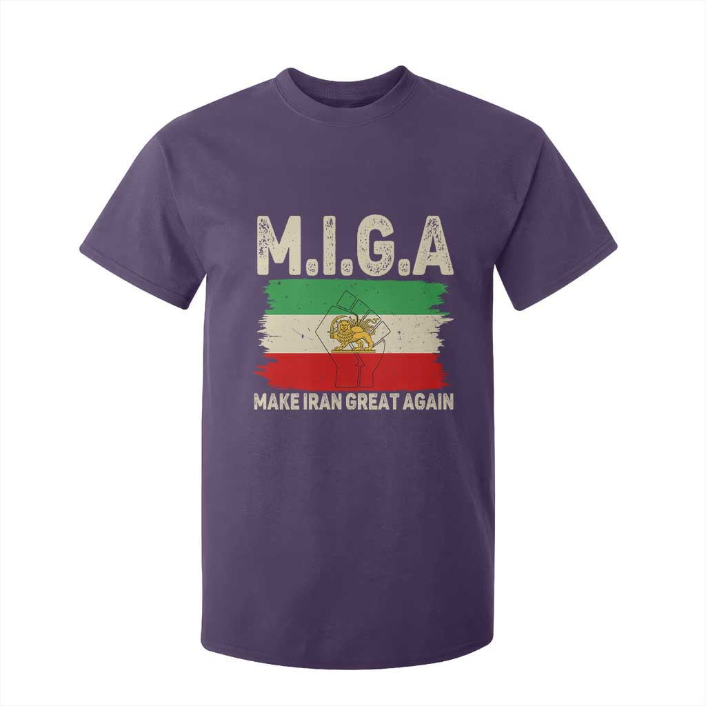 Make Iran Great Again T Shirt For Kid Iran 2026 Resistance TS12 Purple Print Your Wear