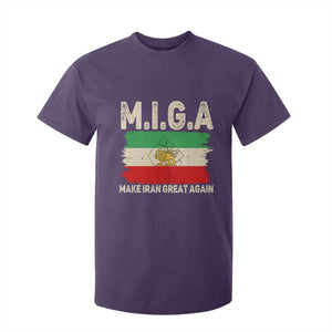 Make Iran Great Again T Shirt For Kid Iran 2026 Resistance TS12 Purple Print Your Wear