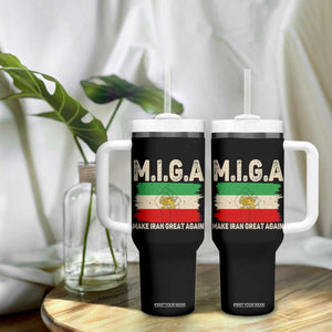 Make Iran Great Again Tumbler With Handle Iran 2026 Resistance TS12 Print Your Wear