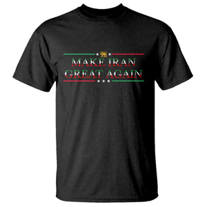 Make Iran Great Again T Shirt Patriotic Iranian Gift TS12 Black Print Your Wear
