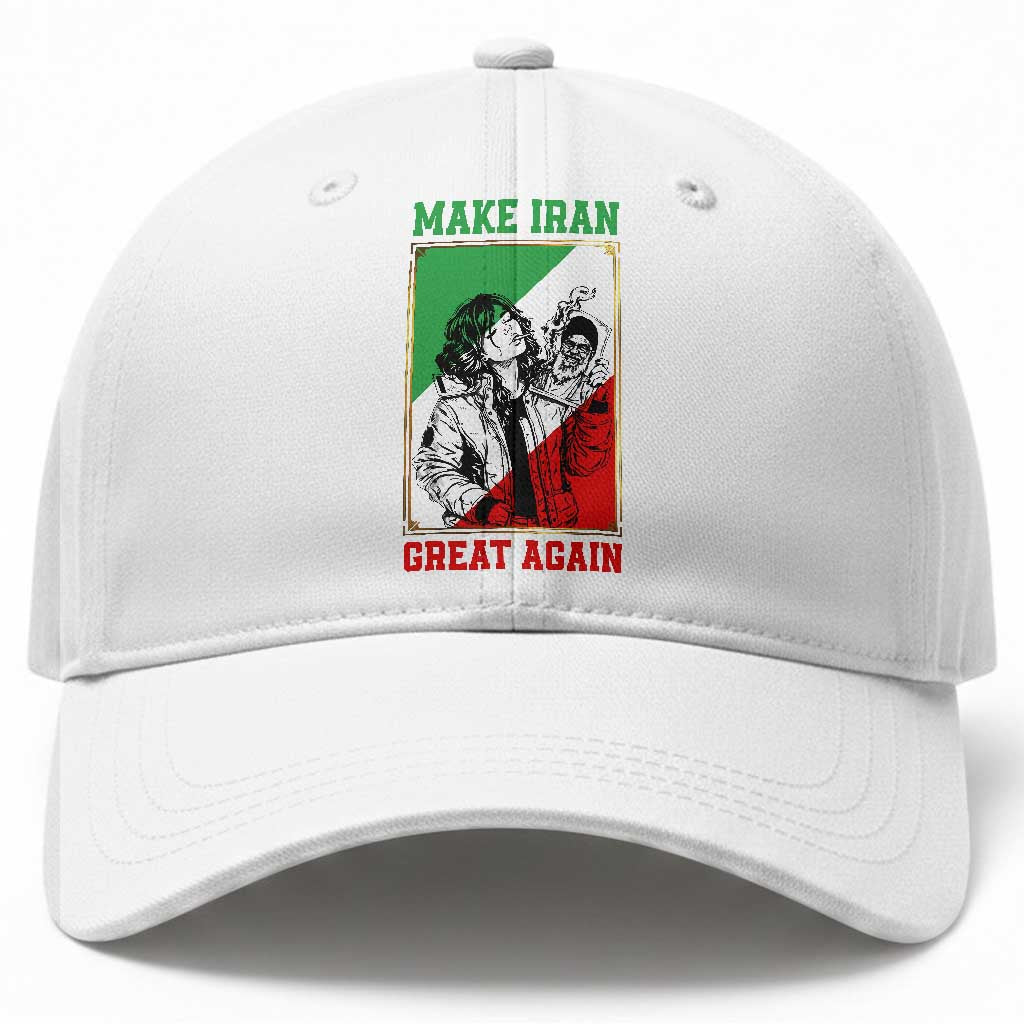 Make Iran Great Again Baseball Cap Patriotic Iranian Heritage Gift TS12 Print Your Wear