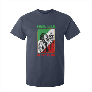 Make Iran Great Again T Shirt For Kid Patriotic Iranian Heritage Gift TS12 Navy Print Your Wear