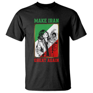 Make Iran Great Again T Shirt - Patriotic Iranian Heritage Gift TS12 Black Print Your Wear