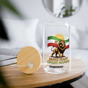 Patriotic Iranian Pride Gift Glass Can Make Iran Great Again TS12 Print Your Wear