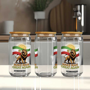 Patriotic Iranian Pride Gift Glass Can Make Iran Great Again TS12 Print Your Wear