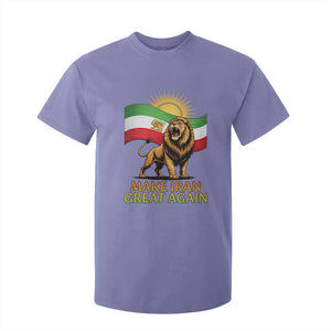 Patriotic Iranian Pride Gift T Shirt For Kid Make Iran Great Again TS12 Violet Print Your Wear