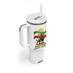 Patriotic Iranian Pride Gift Tumbler With Handle Make Iran Great Again TS12 Print Your Wear