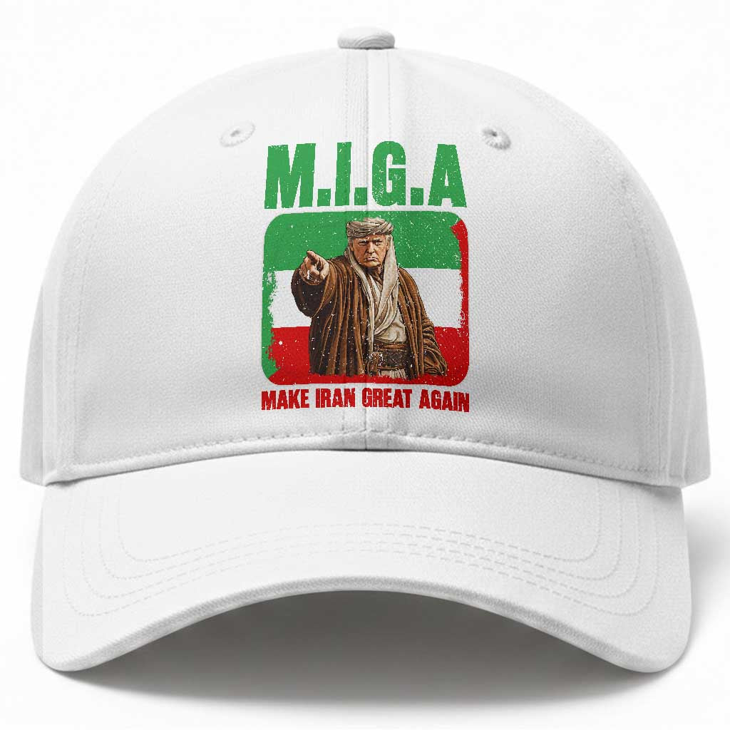 Make Iran Great Again Baseball Cap Free Iran Protest TS12 Print Your Wear