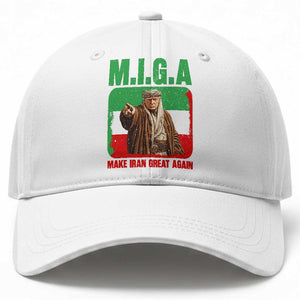 Make Iran Great Again Baseball Cap Free Iran Protest TS12 Print Your Wear