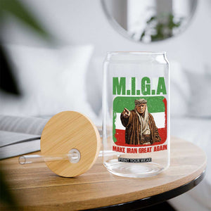 Make Iran Great Again Glass Can Free Iran Protest TS12 Print Your Wear